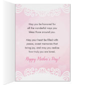 Souhaitez-vous un Bouquet de la Fête des Mères heu (Intérieur (Droit))