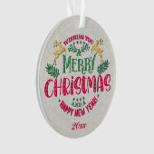 Souhaitez-vous un joyeux Noël et une bonne année (devant)