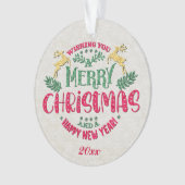 Souhaitez-vous un joyeux Noël et une bonne année (devant)