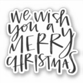 Souhaitez-Vous Un Joyeux Stickers Lettrés À La Mai (Devant)