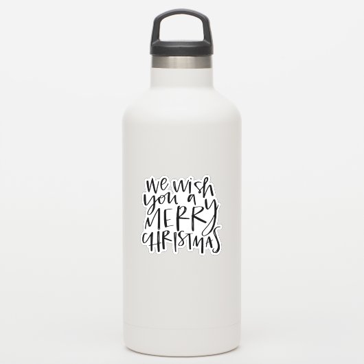 Souhaitez-Vous Un Joyeux Stickers Lettrés À La Mai (Gourde)