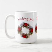 Souhaitez-vous une joyeuse Mug de Noël (Gauche)