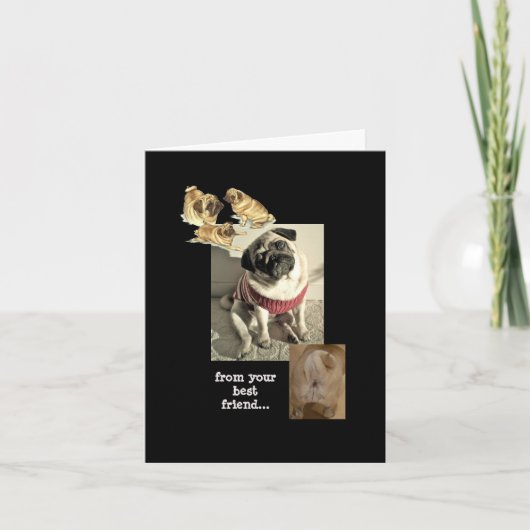 Souhaits d'anniversaire de votre carte de meilleur (Devant)