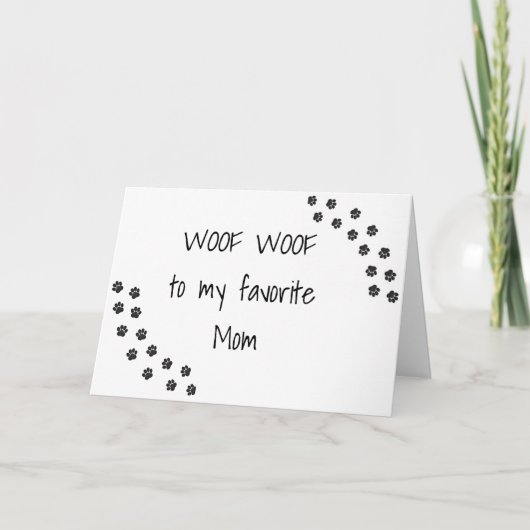 SOUHAITS D'ANNIVERSAIRE **DE VOTRE CHIEN** CARTE M (Devant)