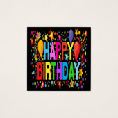 Souhaits d'anniversaire généreux (Devant)