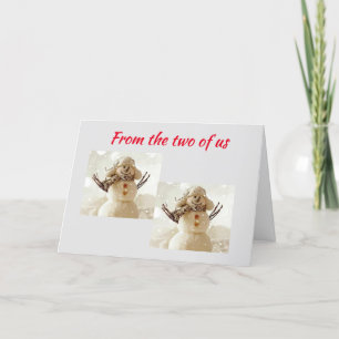 SOUHAITS DE LA CARTE DE VACANCES "DEUX D'ENTRE NOU