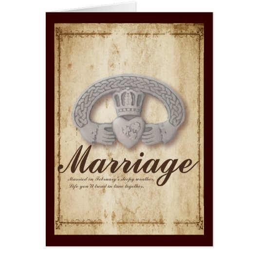 Souhaits de mariage de février (Devant)