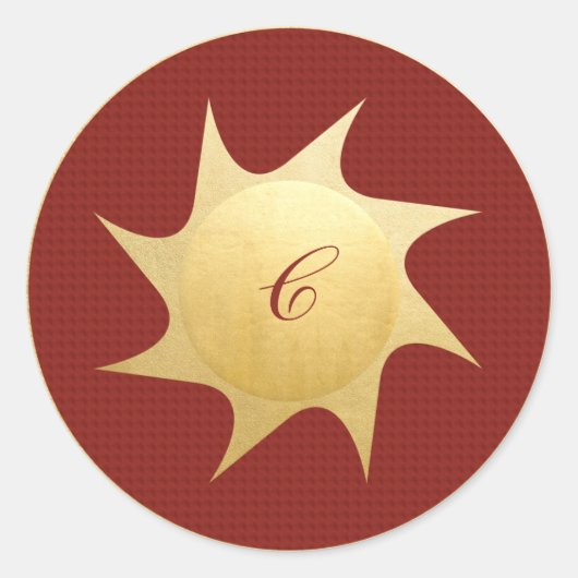 Souhaits de Noël brillants - autocollant rond (Devant)