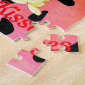 SOUHAITS DE PÂQUES, BUNNY KISSES JIGSAW PUZZLE (Côté)