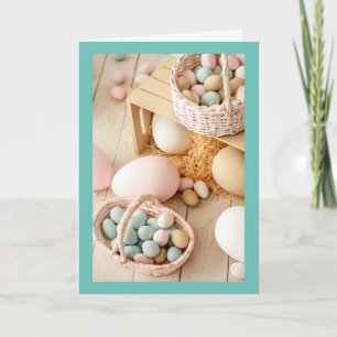 **SOUHAITS DE PÂQUES POUR UNE CARTE D'AMI/FAMILLE