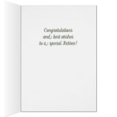 Souhaits de retraite personnalisés pour carte d'am (Intérieur (Droit))