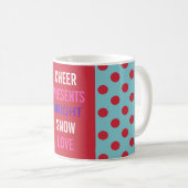 Souhaits D'Hiver Célébrer La Mug Fête Des Fêtes (Devant droit)