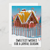 Souhaits sucrés - Carte de Noël (Devant / Derrière)