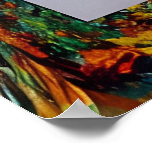 Soul colorée - Poster Abstrait pour fille (Coin)