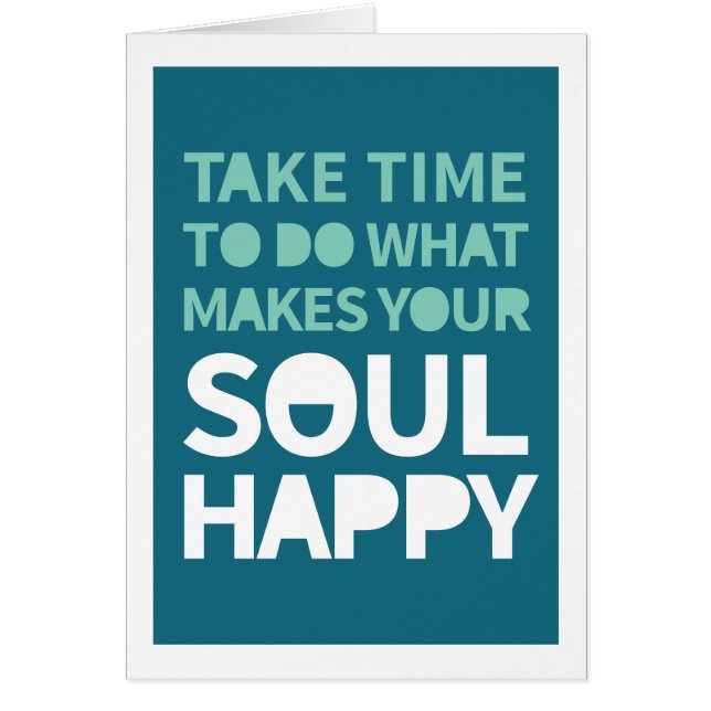 Soul Happy Citations Inspirationnelles Positive Lu (Devant)
