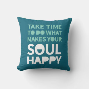 Soul Happy Inspirerend offertes positief maandag Kussen