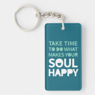 Soul Happy Inspirerend offertes positief maandag Sleutelhanger