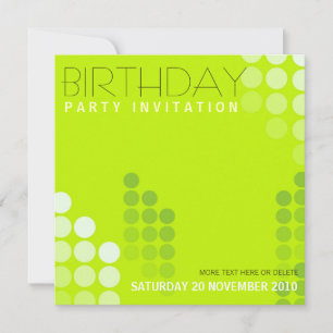 Soul House Fête Anniversaire Invitation