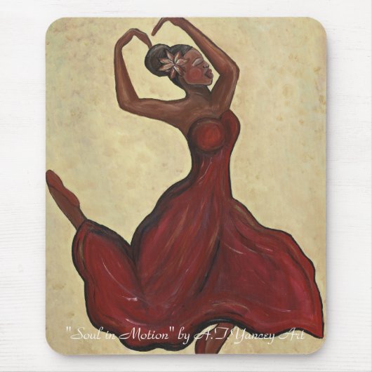 Soul in Motion Mousepad Muismat (Voorkant)