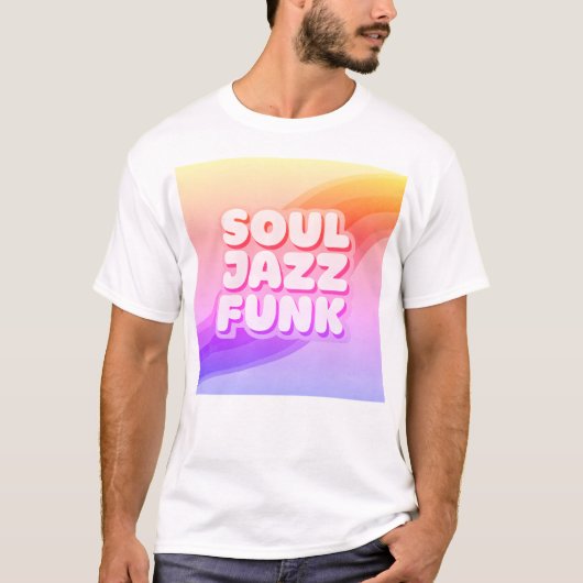 Soul Jazz Funk pastel T-Shirt (Devant)