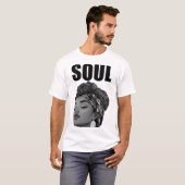 Soul lady b/w t-shirt (Voorkant volledig)