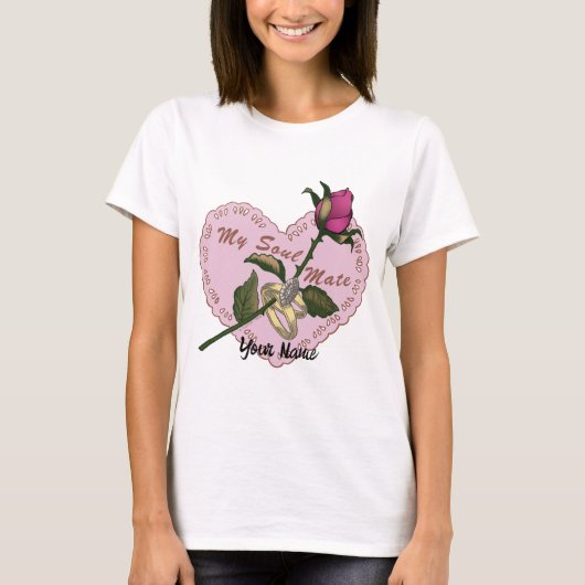 Soul Mate bruiloft T-shirt (Voorkant)