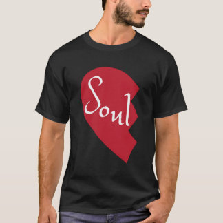 Soul Mate Lange Mouw Shirten Matching Paar Outfi T-shirt