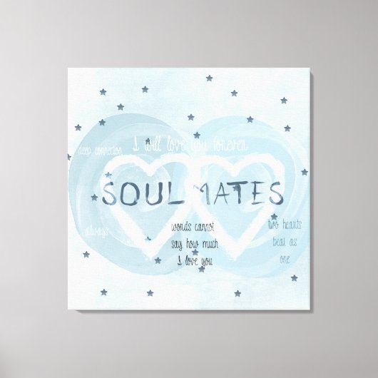 Soul Mates Canvas Afdruk (Voorkant)