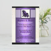 Soul Mates Dragon Wedding Invitations (Debout devant)