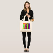 Soul ~ Modern Art ~ Grote Tote Bag (Voorkant (model))