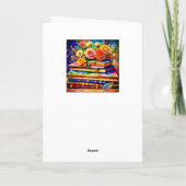 Soul Modern Heart Birthday Kaart (Achterkant)