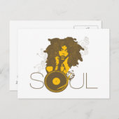 Soul Music Briefkaart (Voorkant / Achterkant)