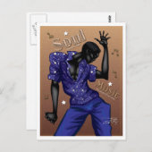 Soul Music Briefkaart (Voorkant / Achterkant)