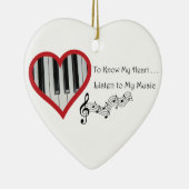 Soul Music Keramisch Ornament (Rechts)