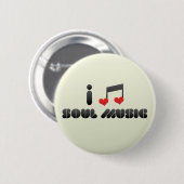 Soul Music Ronde Button 5,7 Cm (Voorkant /achterkant)