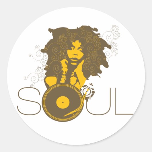 Soul Music Sticker (Voorkant)