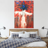 Soul nog steeds Abstract schilderij Single Wall Ar Canvas Afdruk (Insitu (Slaapkamer))