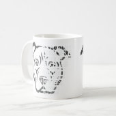 Soul Pitbull Amoureux des chiens Mug (Devant gauche)