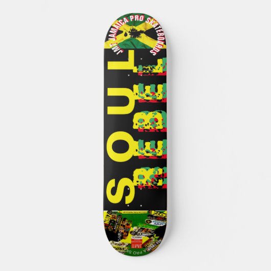 SOUL REBEL 8 1/4" Skateboard Deck (Voorkant)