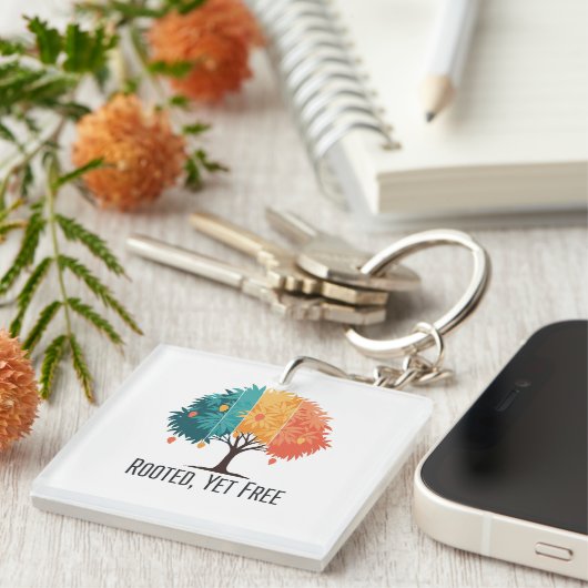 "Soul Shine – Artisan Keychain with Indian Touch" (Voorkant Rechts)