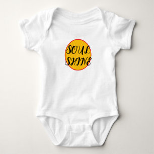 "SOUL SHINE" baby één stuk met originele kunst Romper