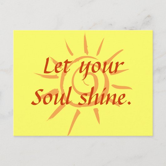 Soul Shine Briefkaart (Voorkant)