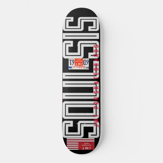 SOUL SIS 8 1/4" Skateboard Deck (Voorkant)