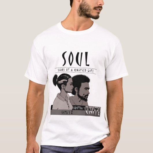 Soul Sista Brotha Tshirt (Voorkant)