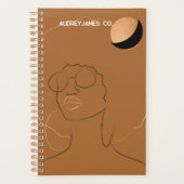 Soul Sister Afro Gold Planner (Voorkant)