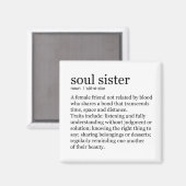 Soul Sister Gifts Magneet (Voorkant / Achterkant)