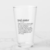 Soul Sister Pint Glass Glas (Voorkant)