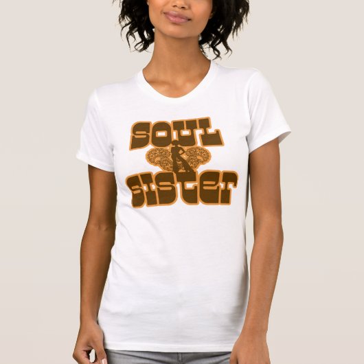Soul Sister T-Shirt uit de jaren zeventig (Voorkant)
