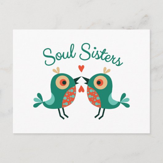 Soul Sisters Briefkaart (Voorkant)