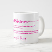 Soul Soeurs Best Friend BFF Giant Coffee Mug (Devant droit)